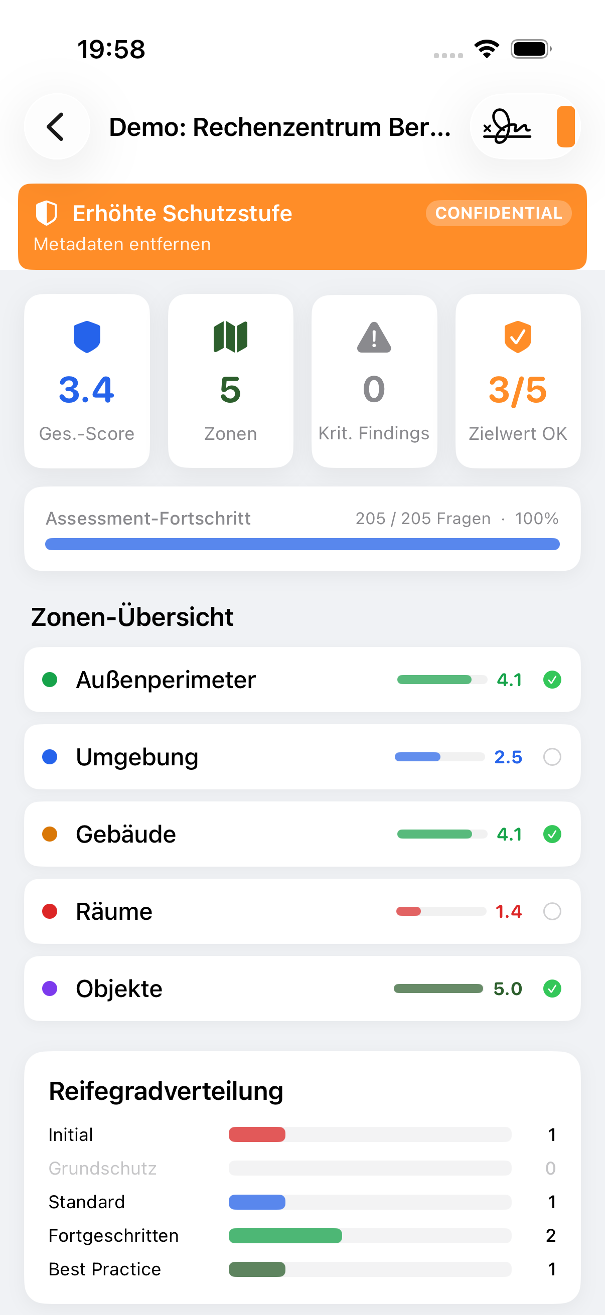 Dashboard iOS