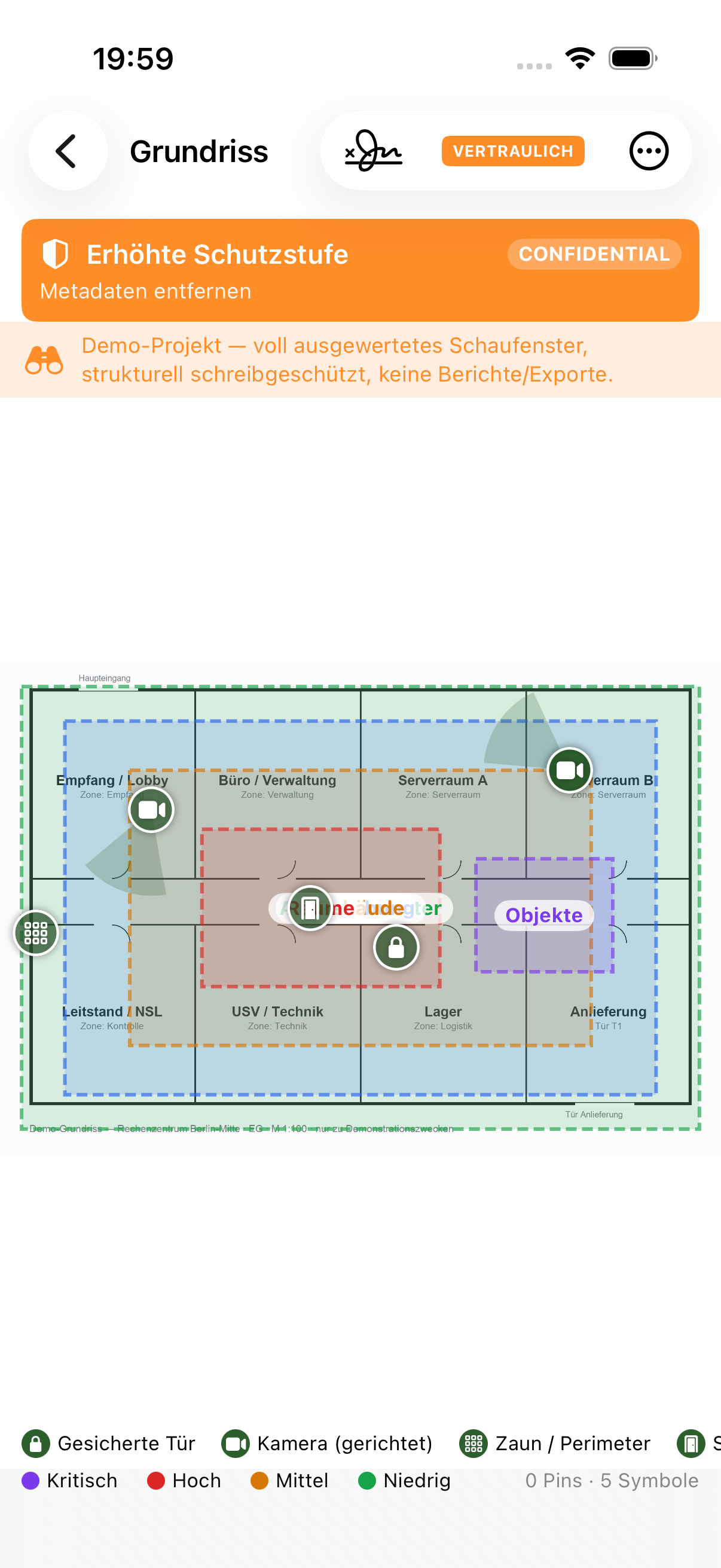 Floor-plan planning iOS